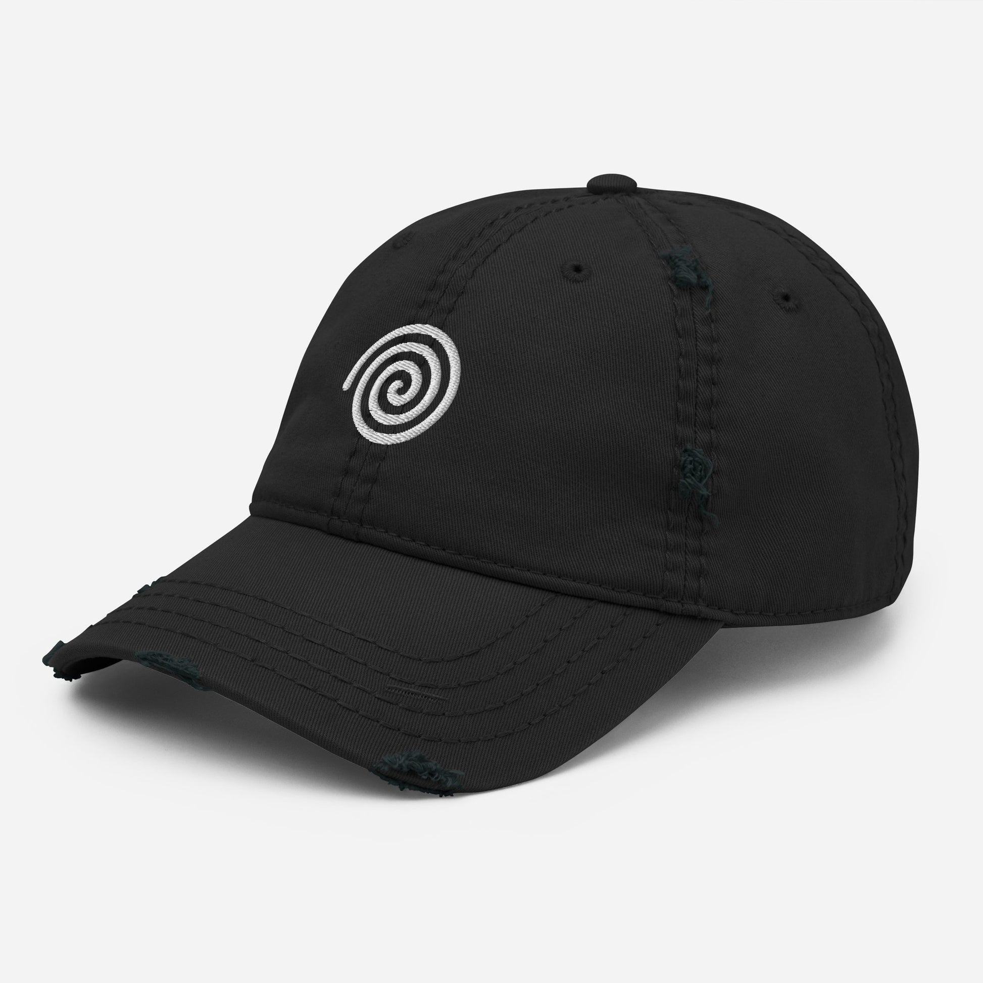 Spiral Distressed Dad Hat - unspiral